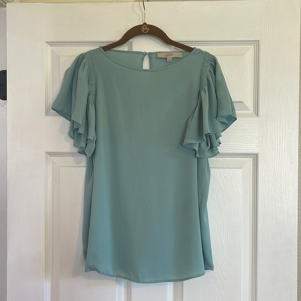 Loft Flutter Sleeve Top